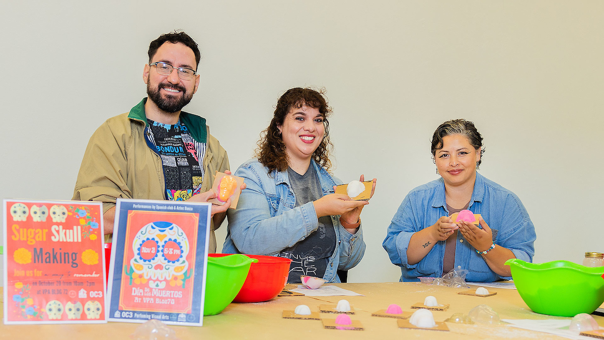 Sugar skull workshop at VPA