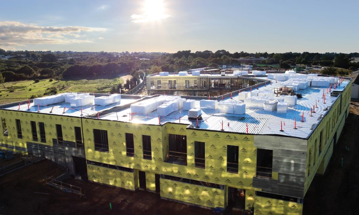 Academic III building under construction