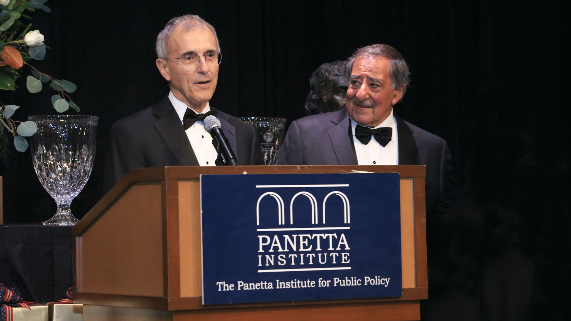 President Eduardo M. Ochoa and Secretary Leon Panetta