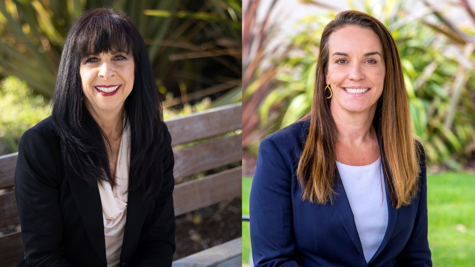 Katherine Kantardjieff (left) and Cathi Draper Rodriguez