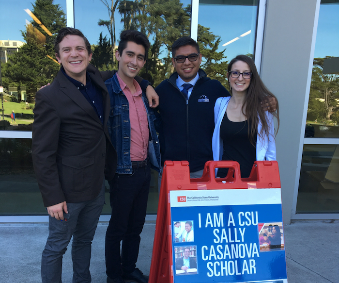 Jacob Green, Robert Castro, Heriberto Marquez and Julia Barnett