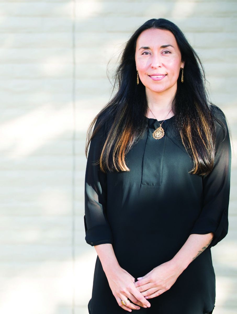 Ana Hernandez outside CSUMB’s Health and Wellness Services Building