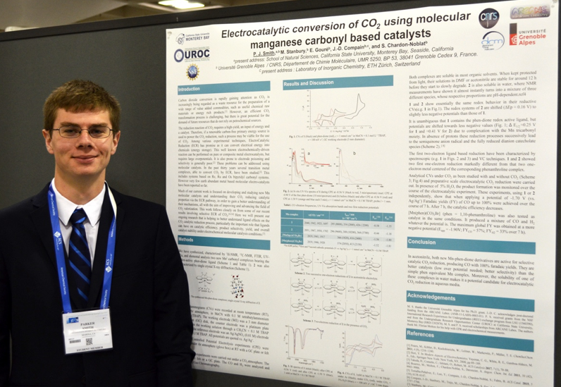 CSUMB Marine Science graduate Parker Smith was awarded the National Science Foundation (NSF) Graduate Research Fellowship Program scholarship.