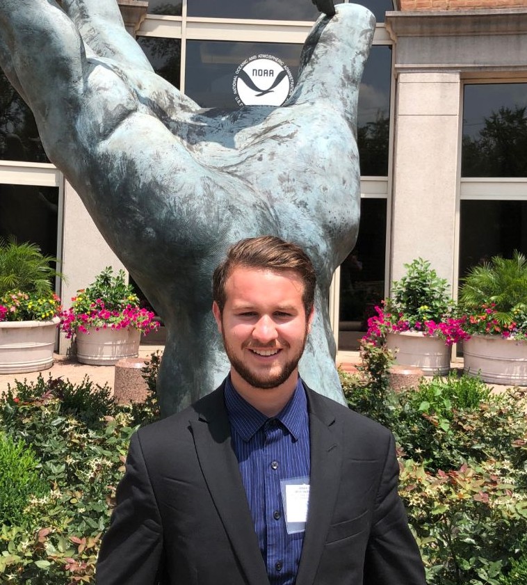 Jason Gronich at the NOAA headquarters.