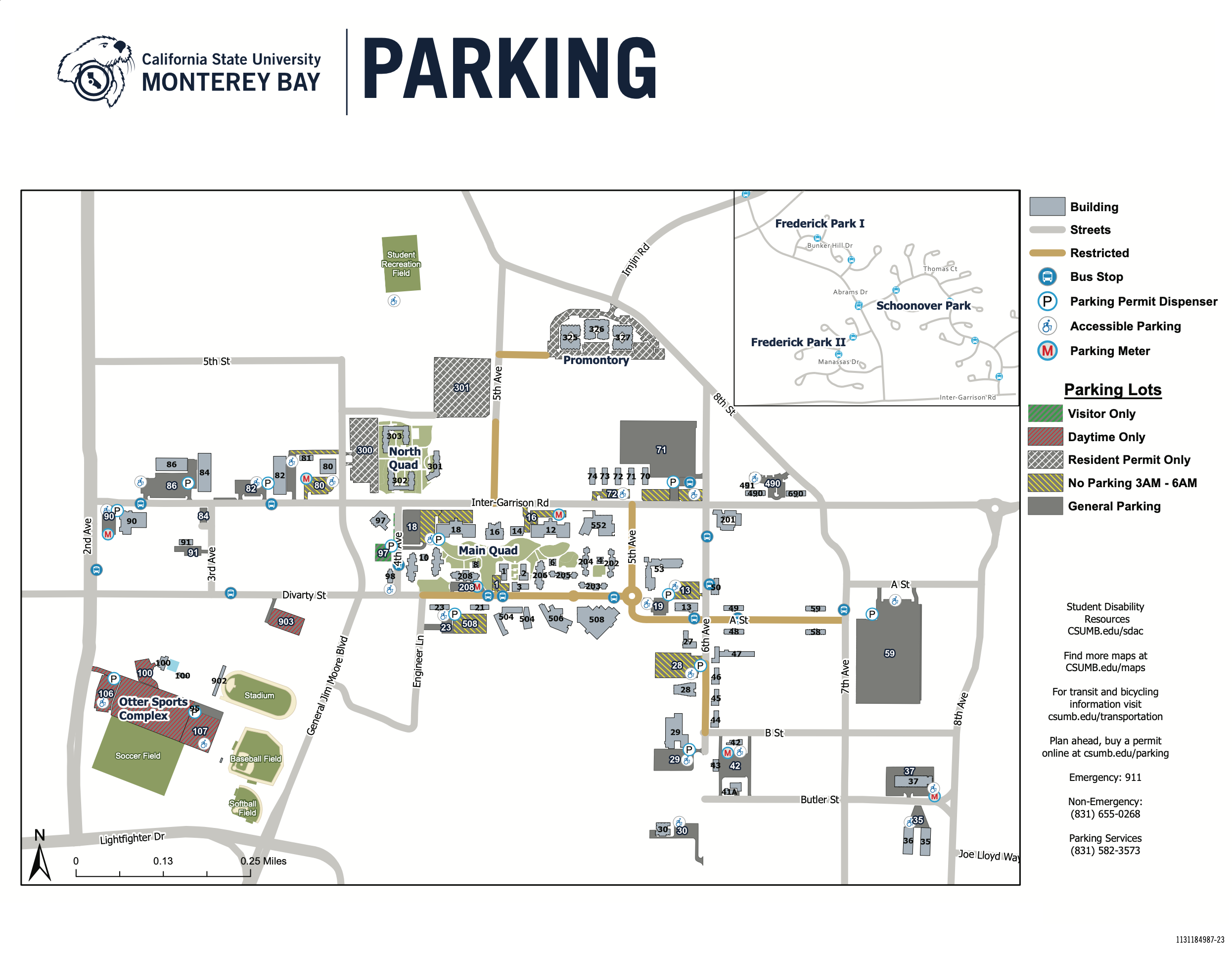 Parking map map thumbnail