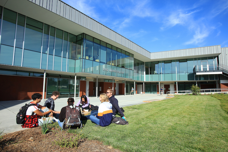 Students at CAHSS RND Amphitheater