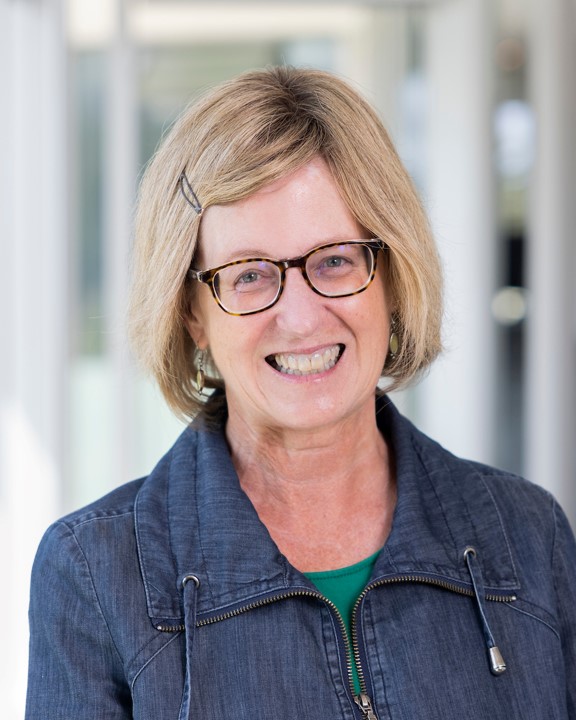 Kathleen Godfrey smiling at camera