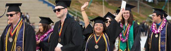 CSUMB students at 2019 Commencement