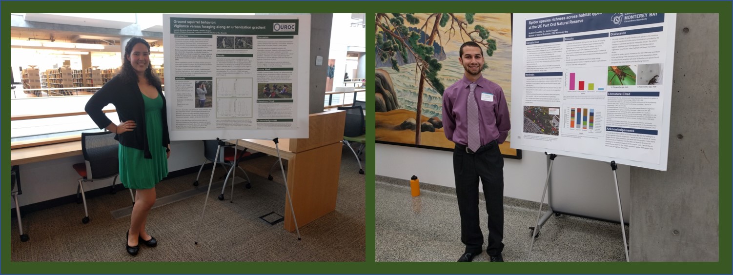 Image of 2017 UROC students with posters