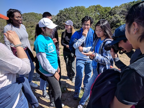 Image of students outdoors