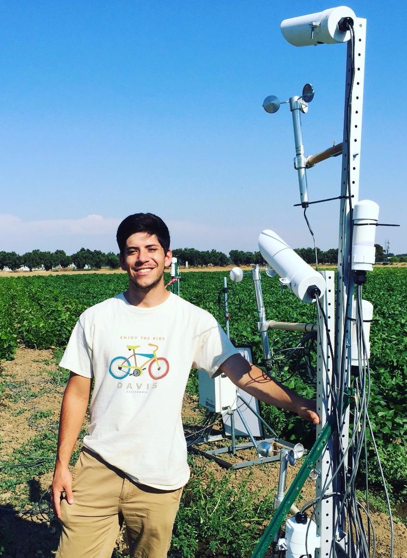 nathan posing with restoration equipment