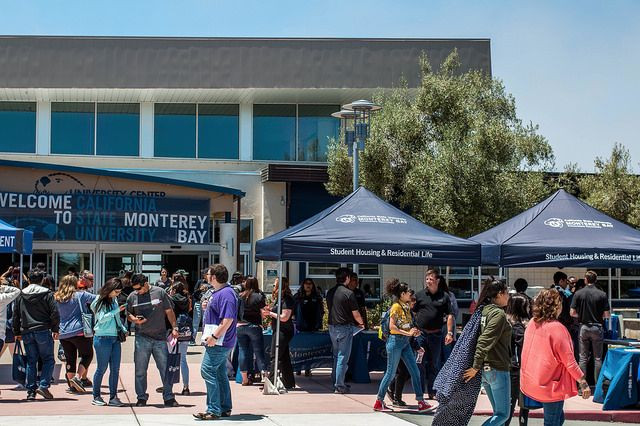 Orientation Tables Outside of University Center