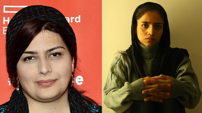 Photo of Roxsareh Ghaemmaghami and Sonita Alizadeh