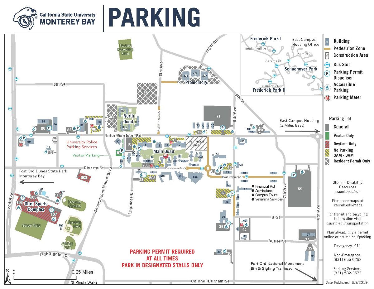 Map and Directions | California State University Monterey Bay