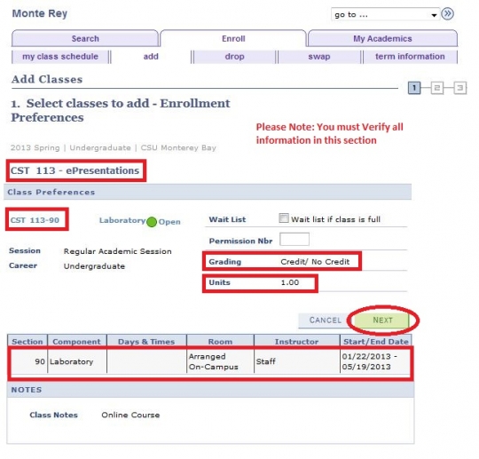 Step 4 Verify Classes