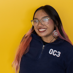 Headshot of Julianne Sabale, Student Coordinator for OC3