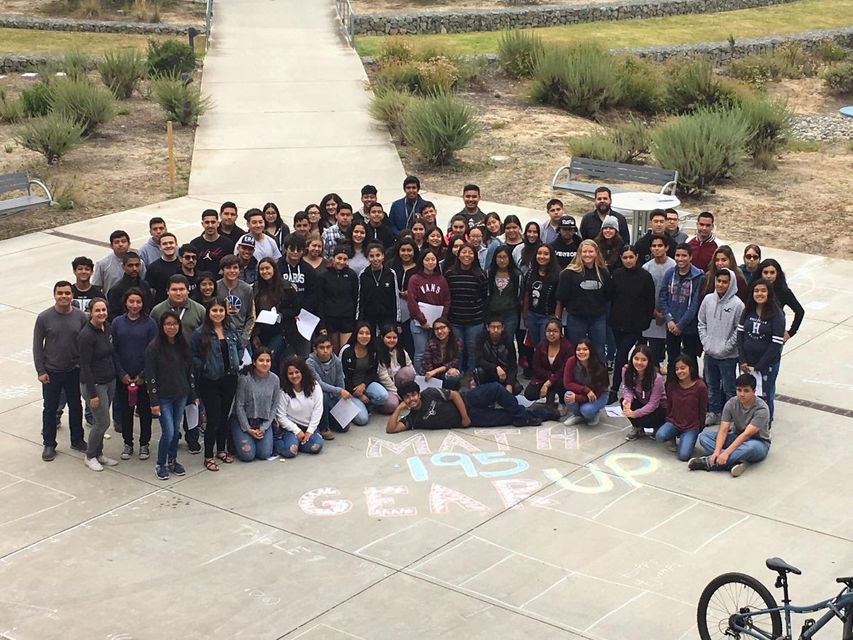 Students taking dual enrollment special topics class for GEAR UP