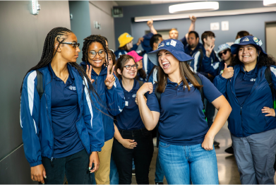 Orientation Leaders and students excited