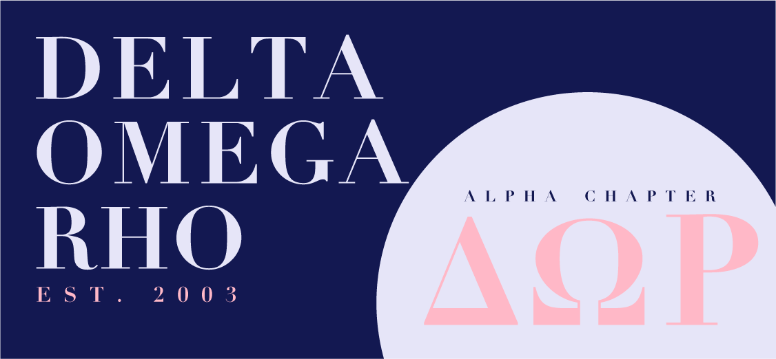 Delta Omega Rho Banner