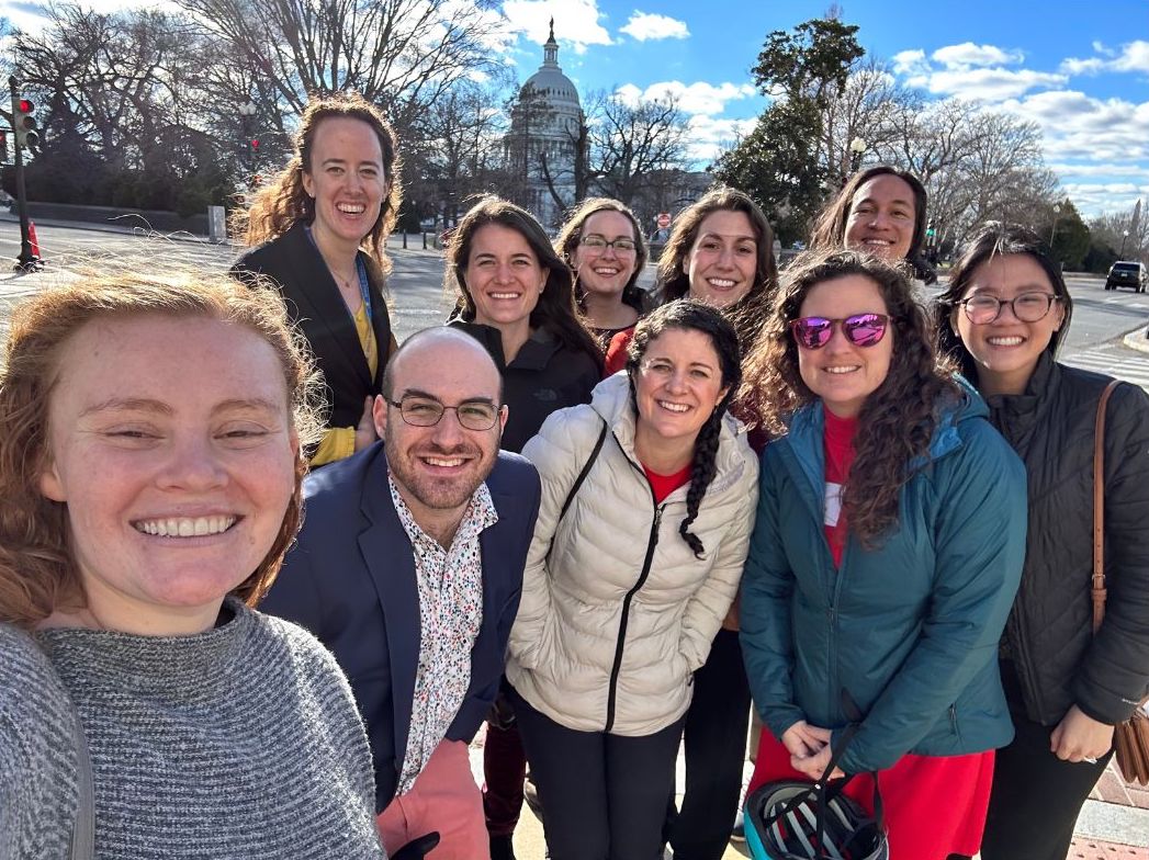 Caroline Rodriguez and Knauss cohorts, Capitol tour