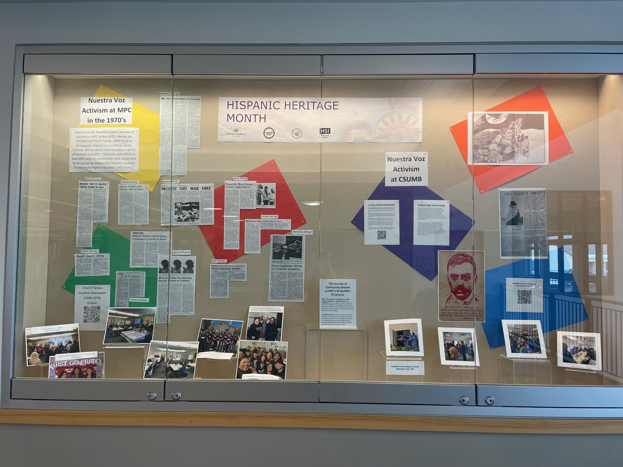 CSUMB/MPC Hispanic Heritage Month exhibit