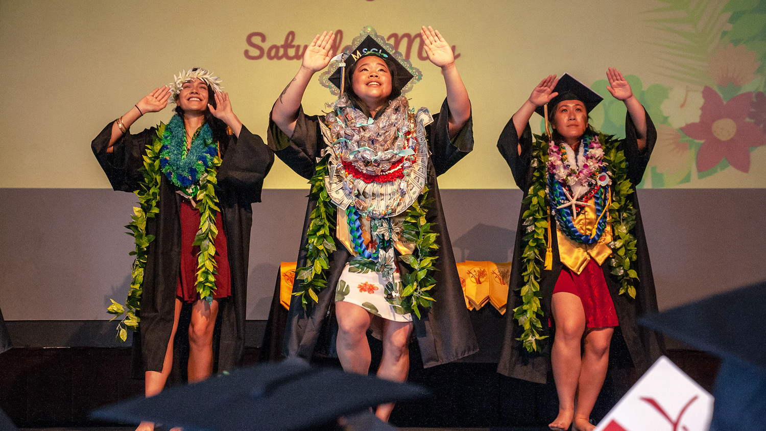 Photo: API dance during the Affinity graduation celebration