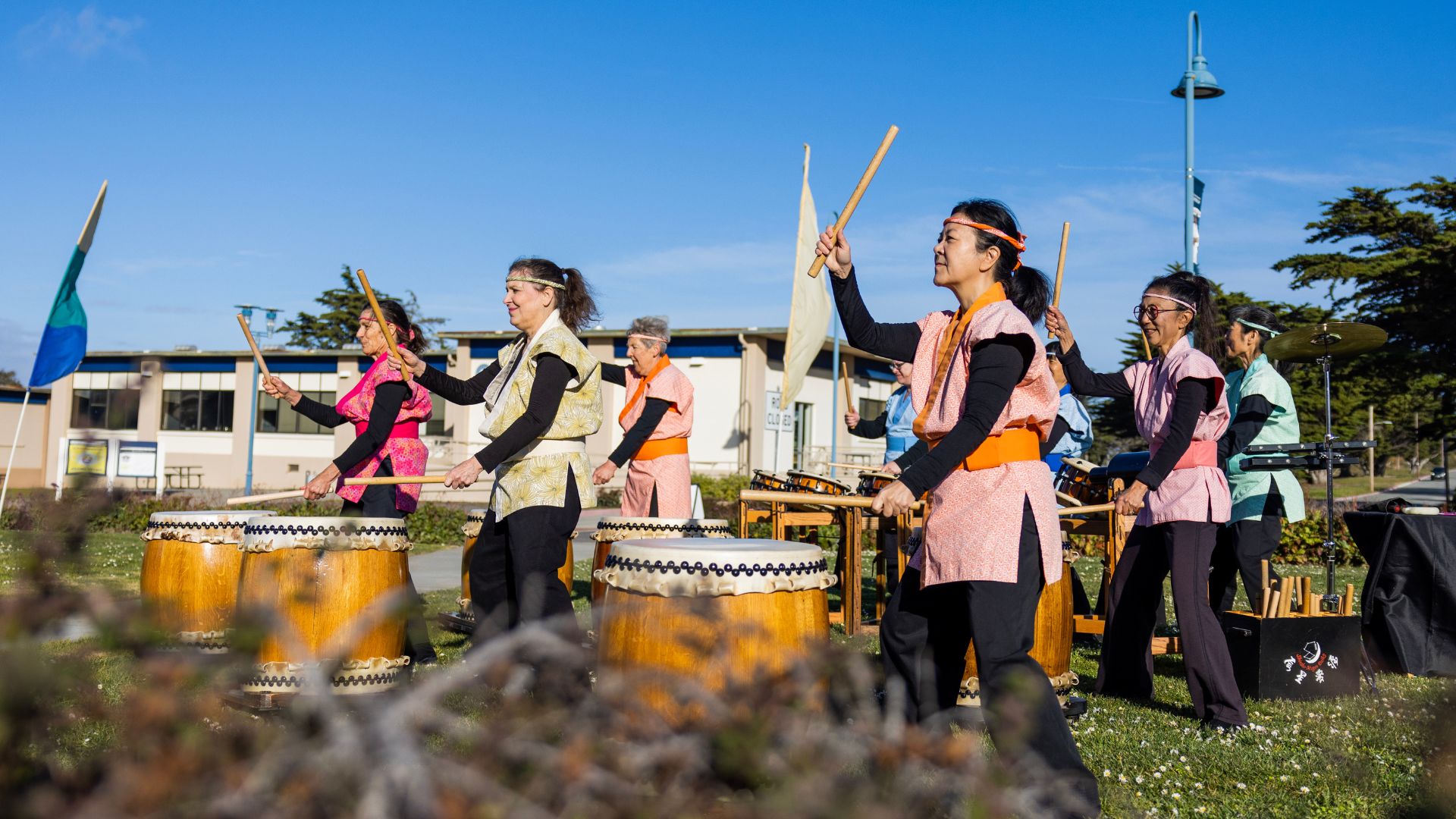 Taiko drumming - by Brent Dundore-Arias